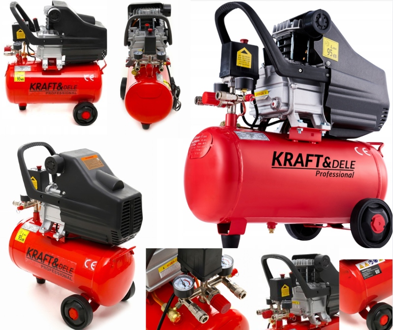 Olejový Kompresor 24 L 8 Bar 3,8 Km 2880 Ot/min 230 V