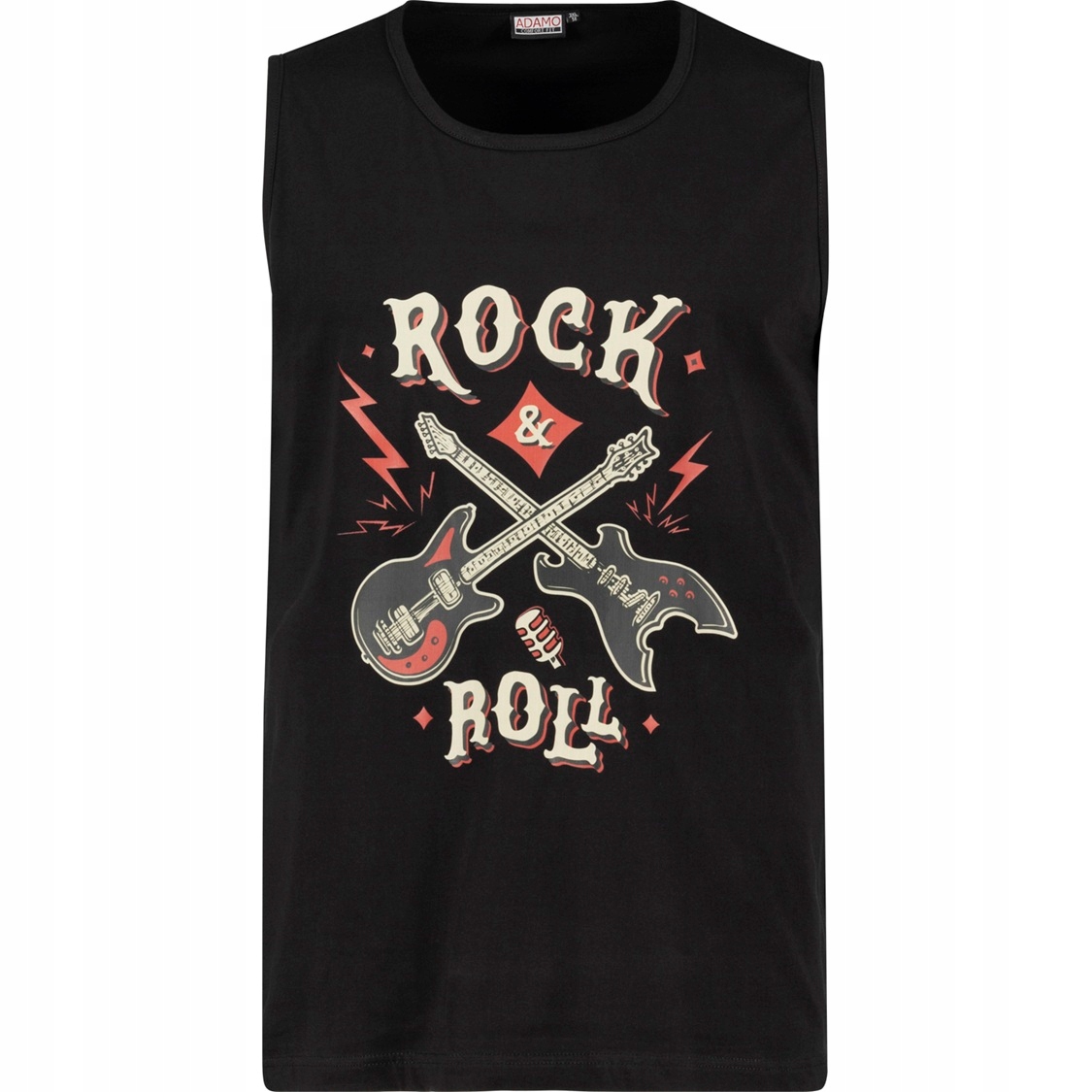 Tričko Pánské Extra Dlouhé Černé Adamo Velké Velikosti 7XL