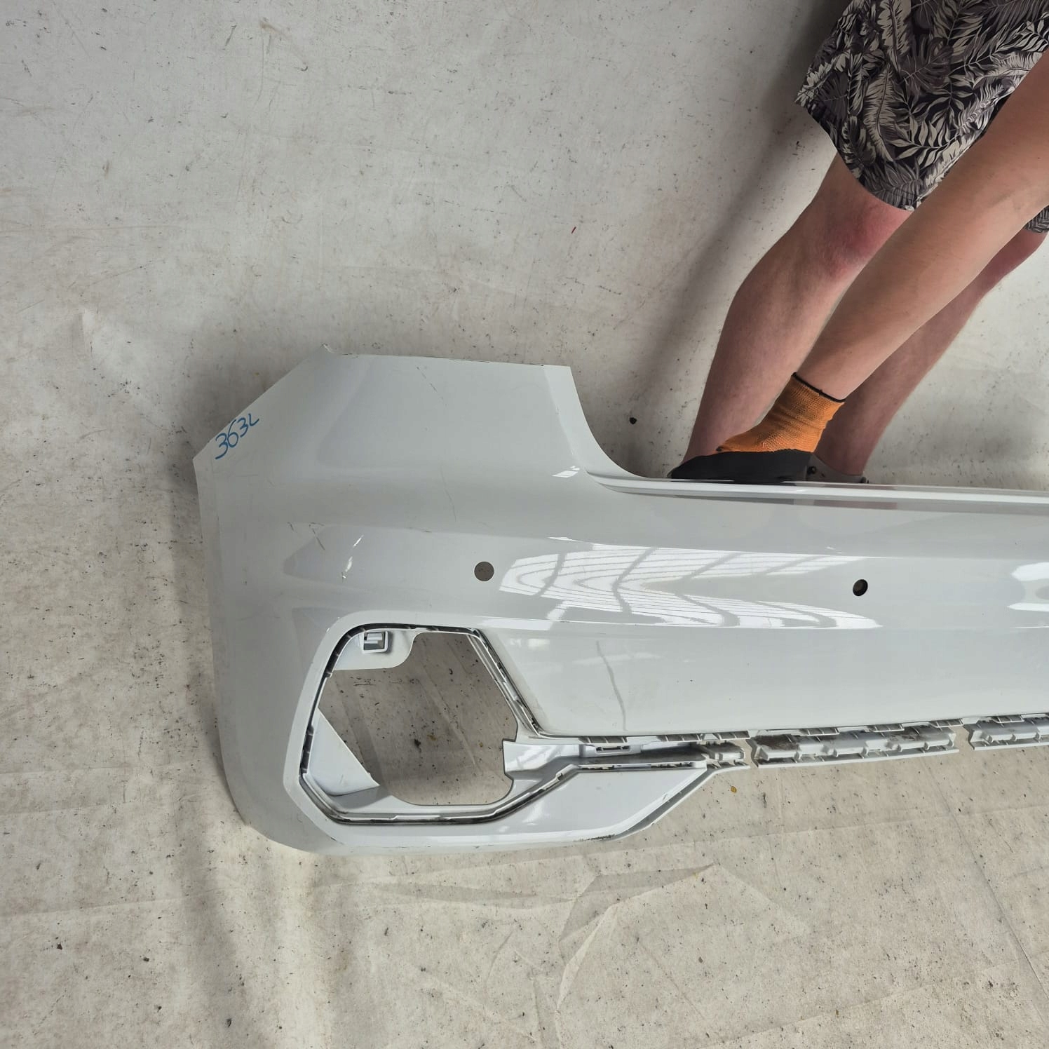 AUDI A1 II 2 82A S-LINE 18-> bumper rear part rear PDC
