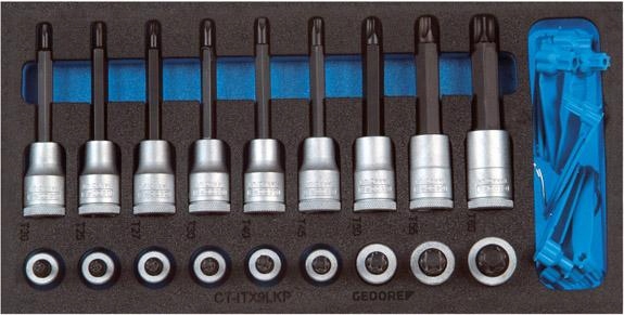 Modul s náradím CT1/3 Torx skrutkovacie hlavice Gedore