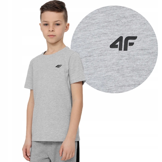 

Koszulka T-shirt Chłopięcy 4F JTSM001-25M r.128