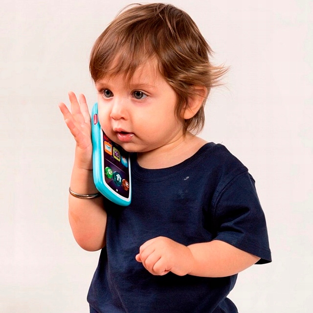 INTERAKTYWNY SMARTFON TELEFON Z DŹWIĘKIEM ŚWIATŁO Wiek dziecka 6 m +