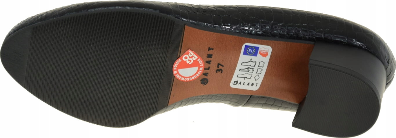 ELEGANCKIE DAMSKIE CZÓŁENKA-PÓŁBUTY GALANT 904 NATURALNA SKÓRA KOMFORT R.40 Oryginalne opakowanie producenta pudełko