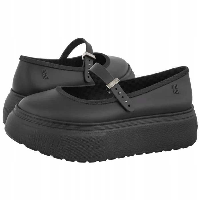 Boty Baleríny Melissa Soft Ballerina Platform 37858/BP060 Black Černé