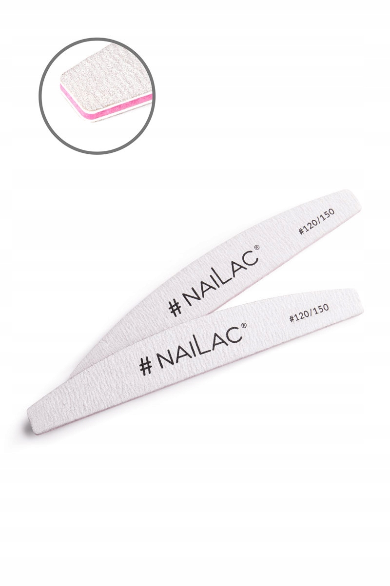 

Pilnik do paznokci NaiLac, łódka 120/150