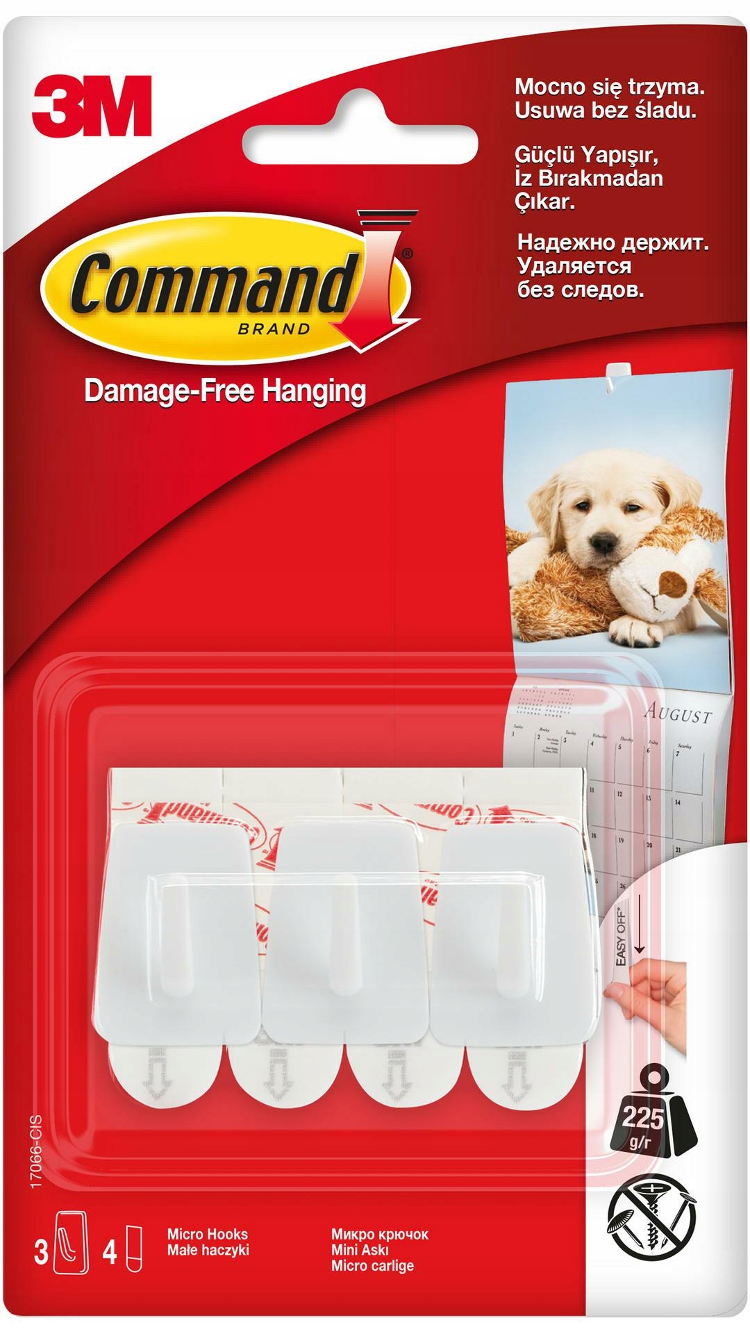 

3M Command 3szt Małych Haczyków 0,225kg 17066CEE