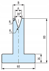 MATRYCA do prasy krawędziowej TYP AMADA/415/NOWY