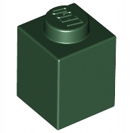 

4You Lego 3005 Klocek 1X1 Ciemno Zielony (2szt)