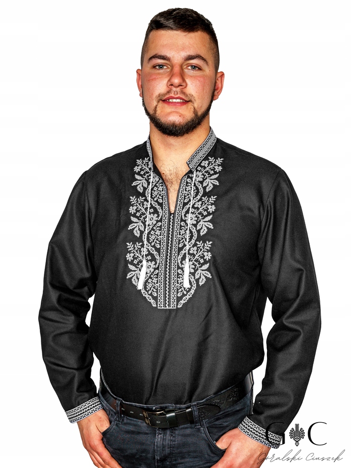 

Koszula bawełniana haftowana folkowa