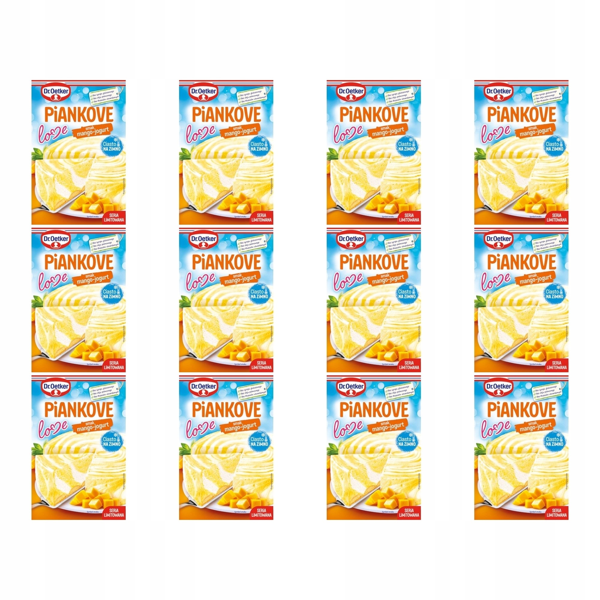 12x 160g Dr. Oetker Piankove Love mango-jogurt