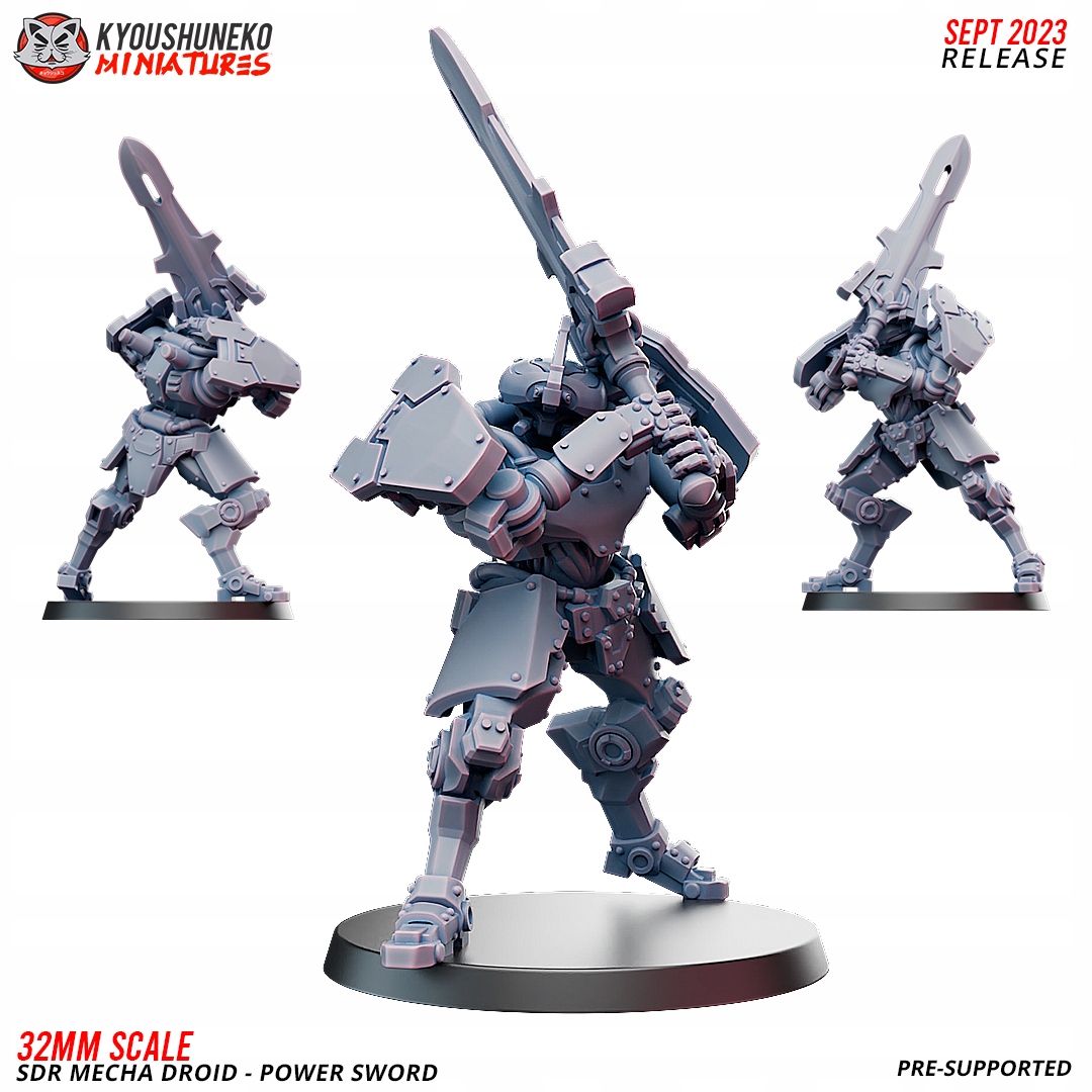 SDR Mecha Droid Power Sword Kyoushuneko Miniatures