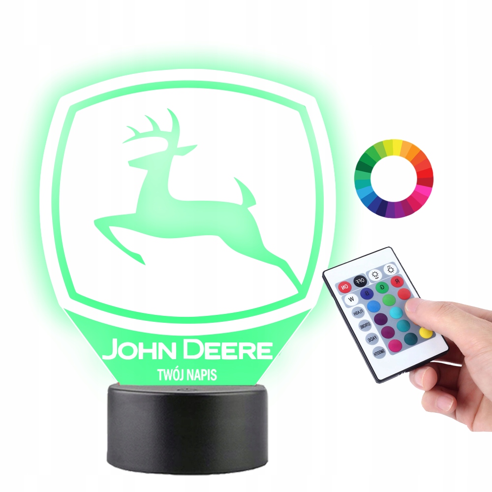 

Lampka na Biurko Statuetka Plexido John Deere Logo