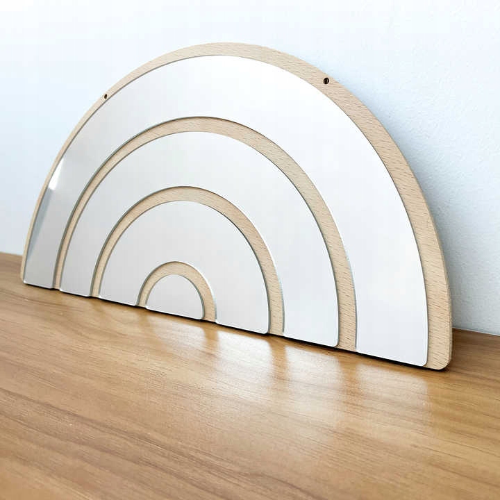 Lustro dziecięce tęcza 28 x 14 cm Marka inna marka