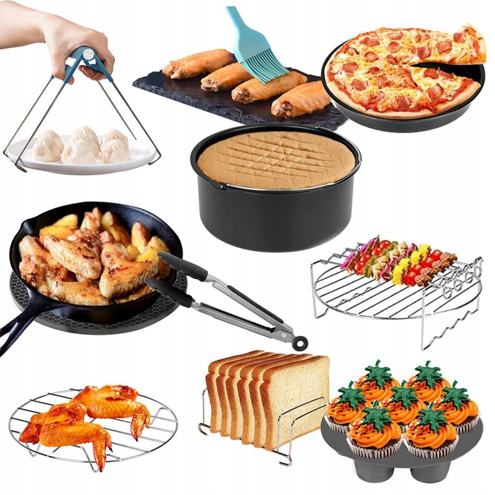 Sada Příslušenství Pro Beztukovou Fritézu Air Fryer 12 Ks