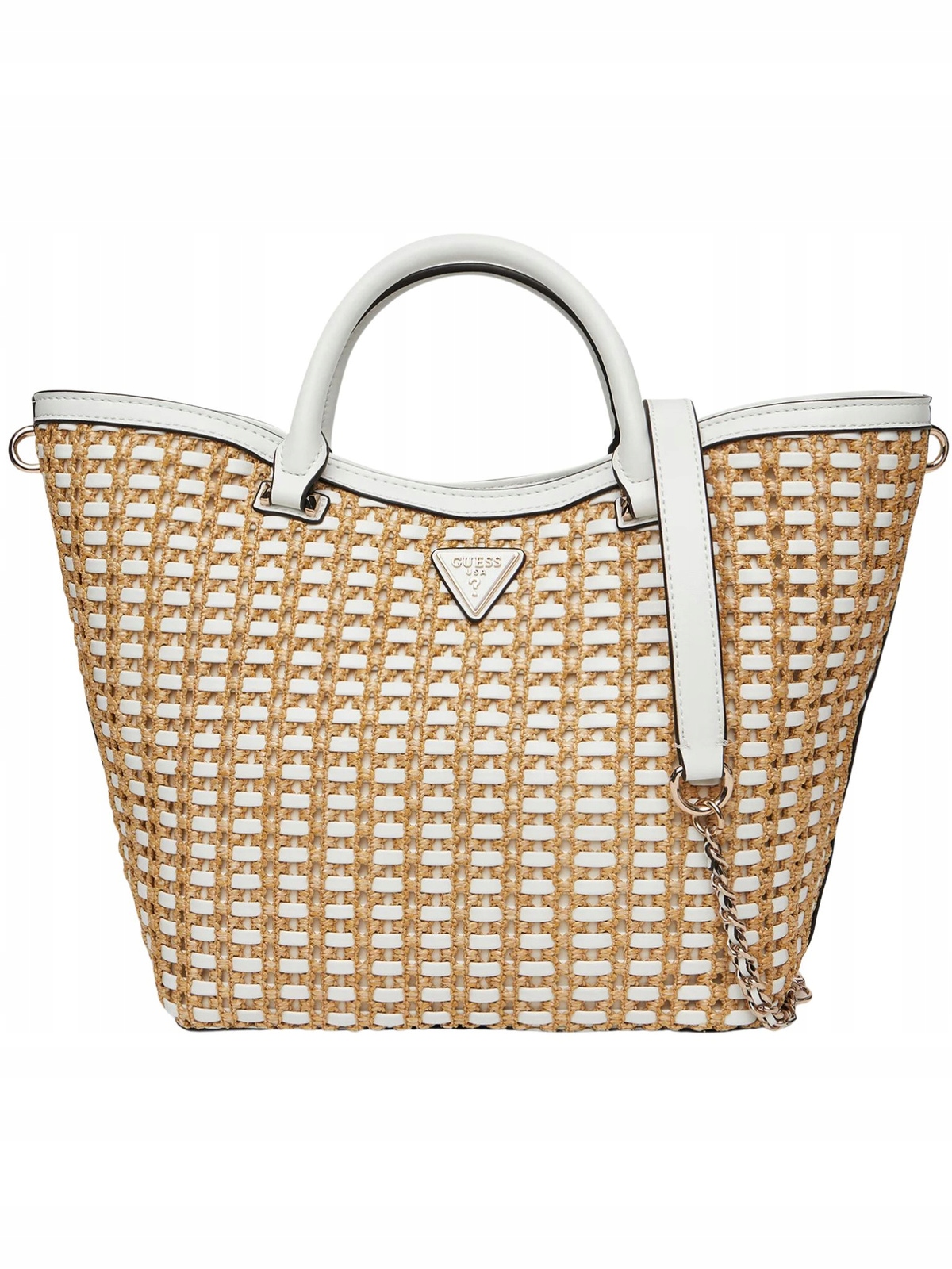 Dámská kabelka Guess HWWG96 47220 bílá béžová
