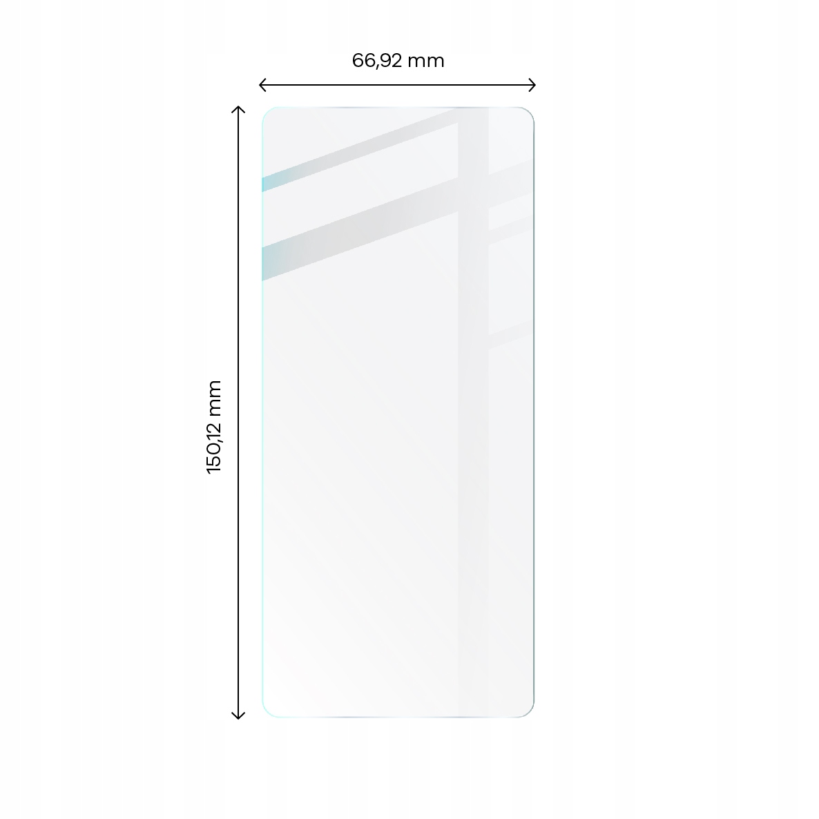 Загартоване скло Bizon Glass для Pixel 7, швидка мета Google