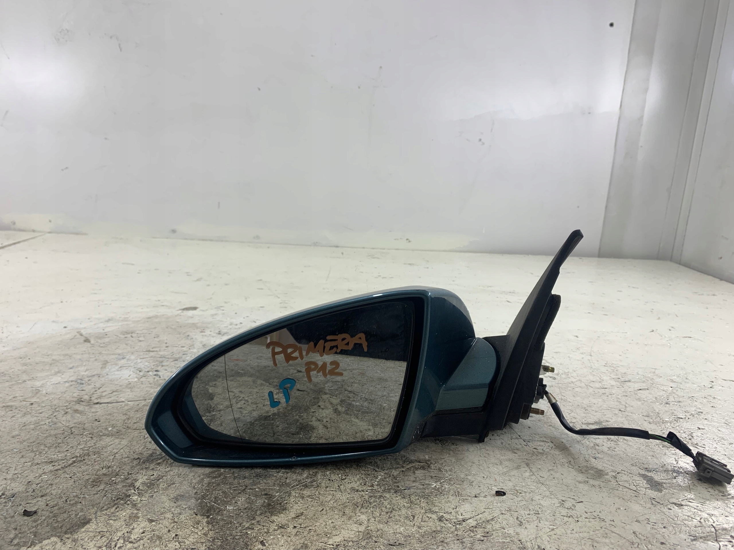NISSAN PRIMERA P12 LIFT mirror left 5 PIN blue