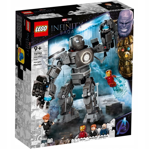 

Lego 76190 Heroes Iron Man Zadyma Z Mongerem