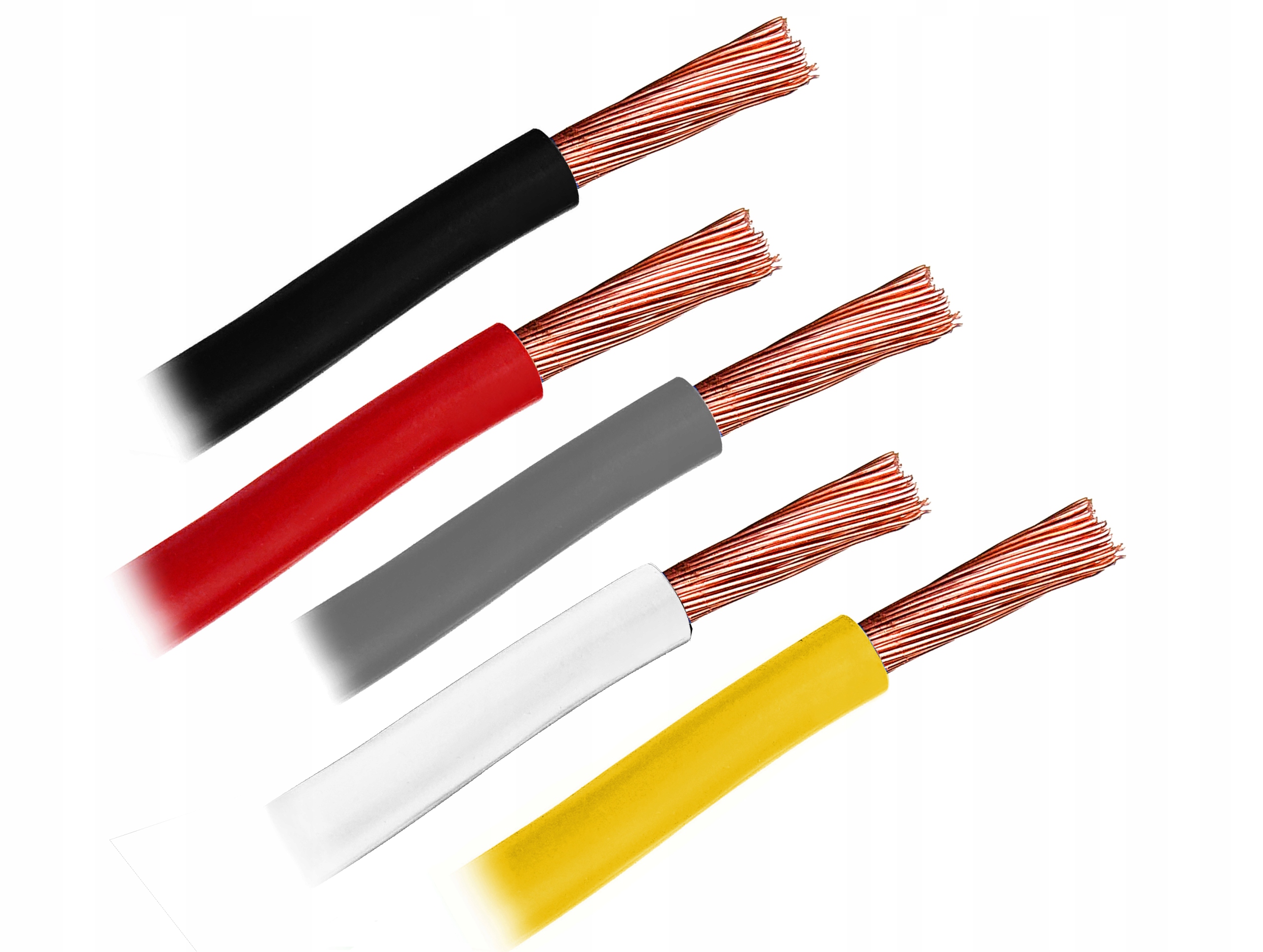 

Przewód kabel linka Lgy 1x0,5mm2 zestaw 5x10m 50m