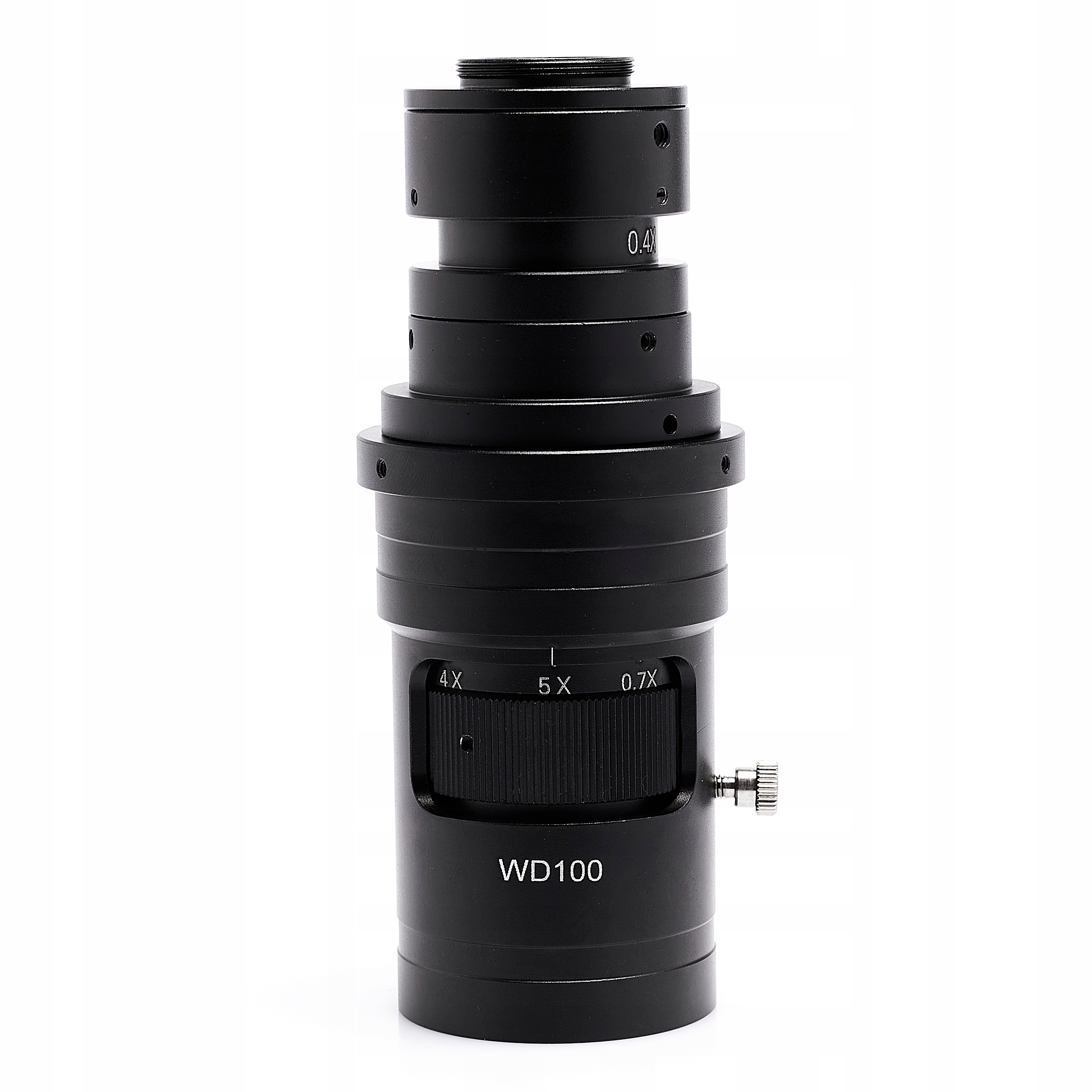 Objektiv pro digitální mikroskop C-Mount Zoom 200x, Wd 90-200 mm