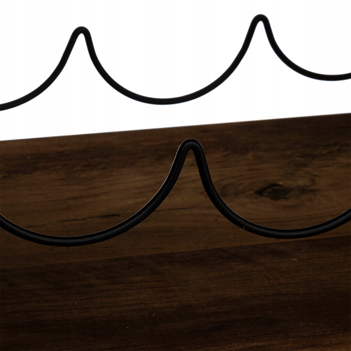 STOJAK NA WINO drewniany 6 butelek LOFT 31 x 31 cm Marka 5five Simple Smart