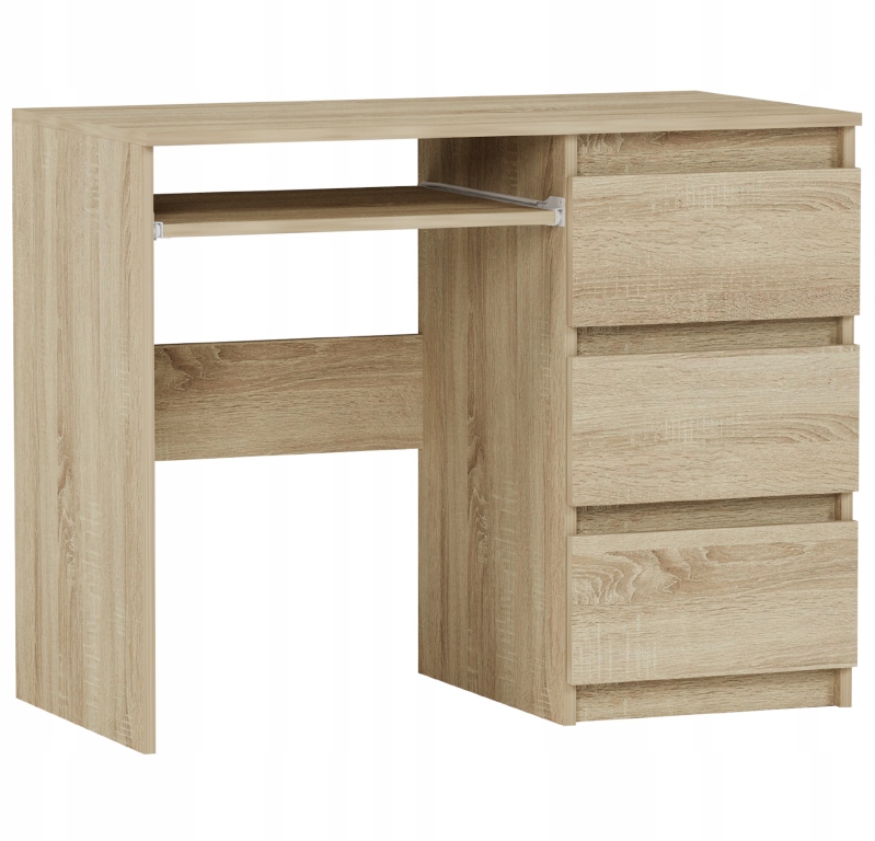 Nowoczesne BIURKO KOMPUTEROWE 96 STOLIK STÓŁ N-3 SONOMA