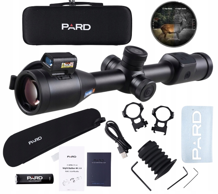 Zaměřovač pro noční vidění Pard Night Stalker 4K v2 50 mm Lrf+ Iluminátor 940 nm