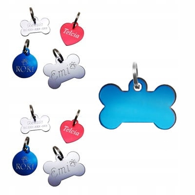 

Identyfikator dla psa Aluminium Grawer Gratis!