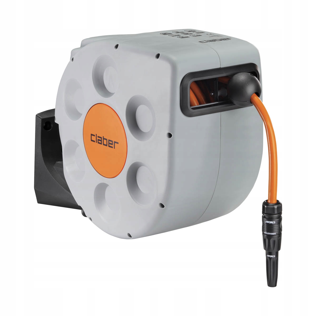 Bęben naścienny automatyczny Claber Rotoroll Evolution 20 z wężem 20 m 1/2