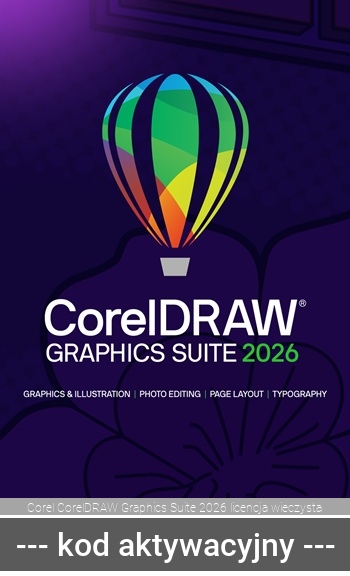 Corel CorelDRAW Graphics Suite 2026 licencja wieczysta