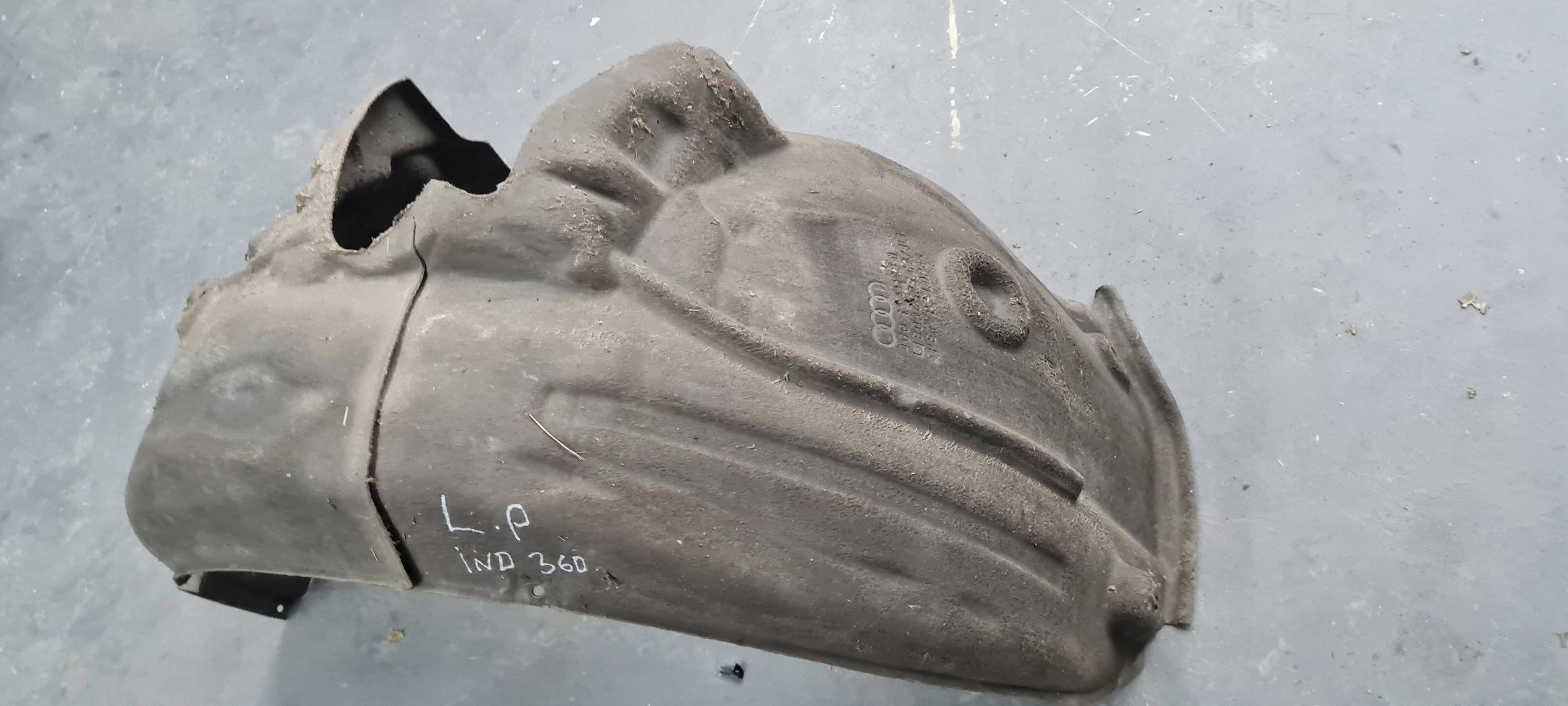 A6 C7 4G LIFT mudguard left left front MATERIAL ORG 4G0821133D