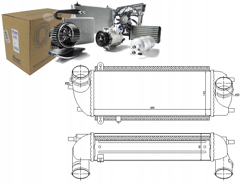 NISSENS INTERCOOLER