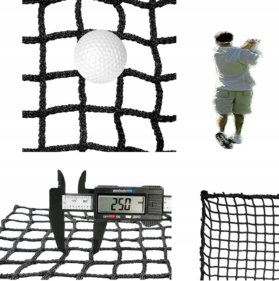 Síť Pro Trénink Úderů Golf Baseball 3 m x 3 m