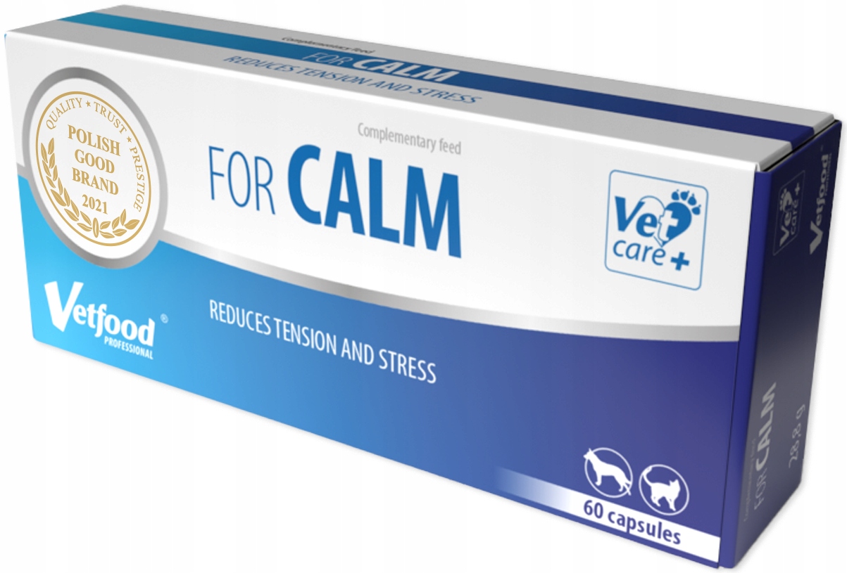 

Vetfood For Calm 60 kaps Na Stres dla Psa i Kota