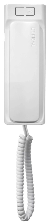 Unifon domofon analogowy Cyfral Baltic 5P 4,5,6żył uchwyt magnetyczny biały