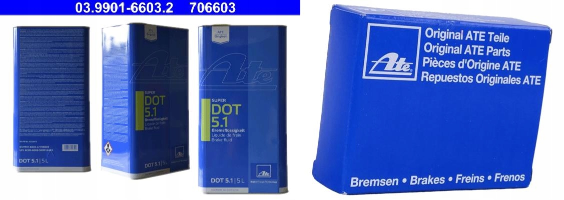 PŁYN HAMULC. DOT4 5L (SUPER DOT5.1) temperatura wr