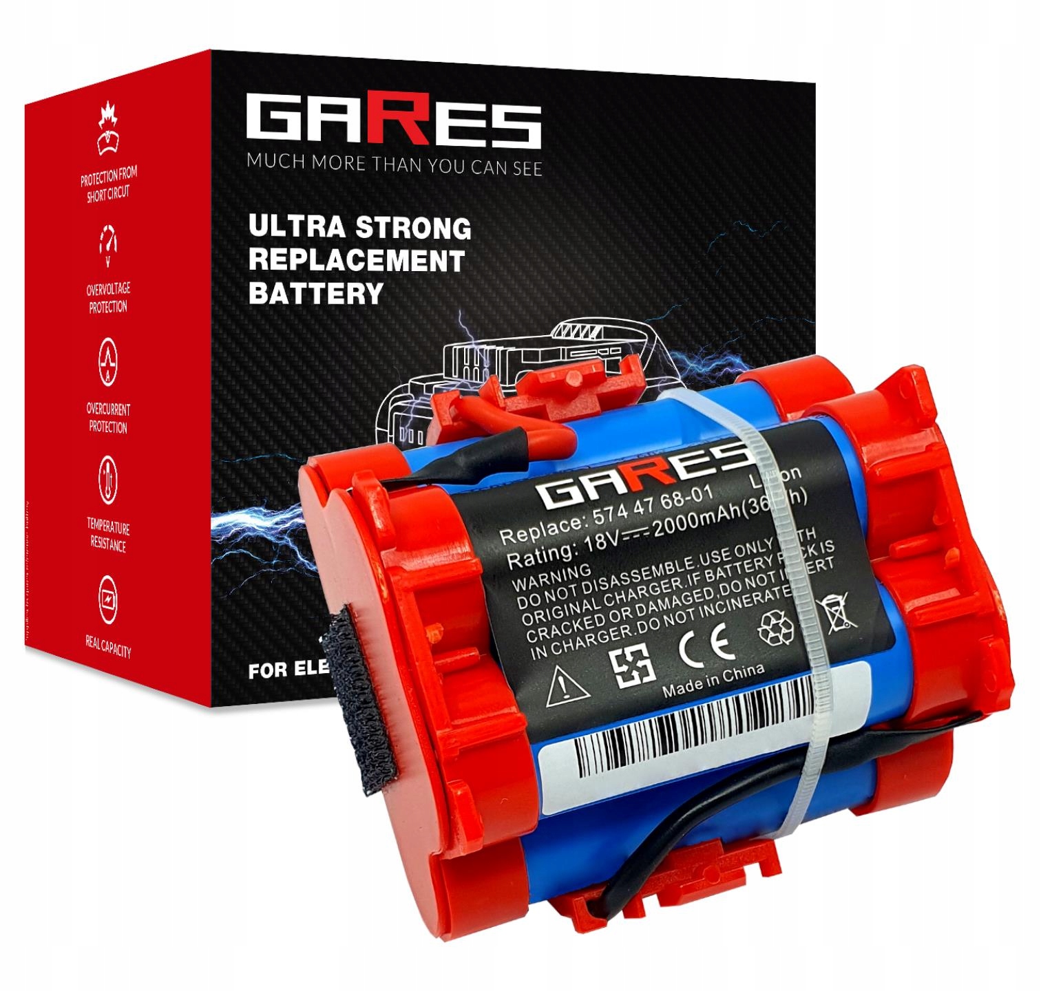 Baterie pro Husqvarna Automower 105 305 18V 2,0Ah