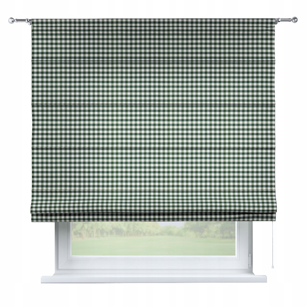 Hotová římská roleta Torino 140x180 cm zelená