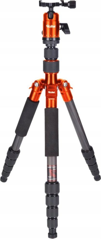 Rollei Stativ Compact Traveler No 1 Carbon/ Zátěž 8kg/ Vytažený 142 cm/ Kar