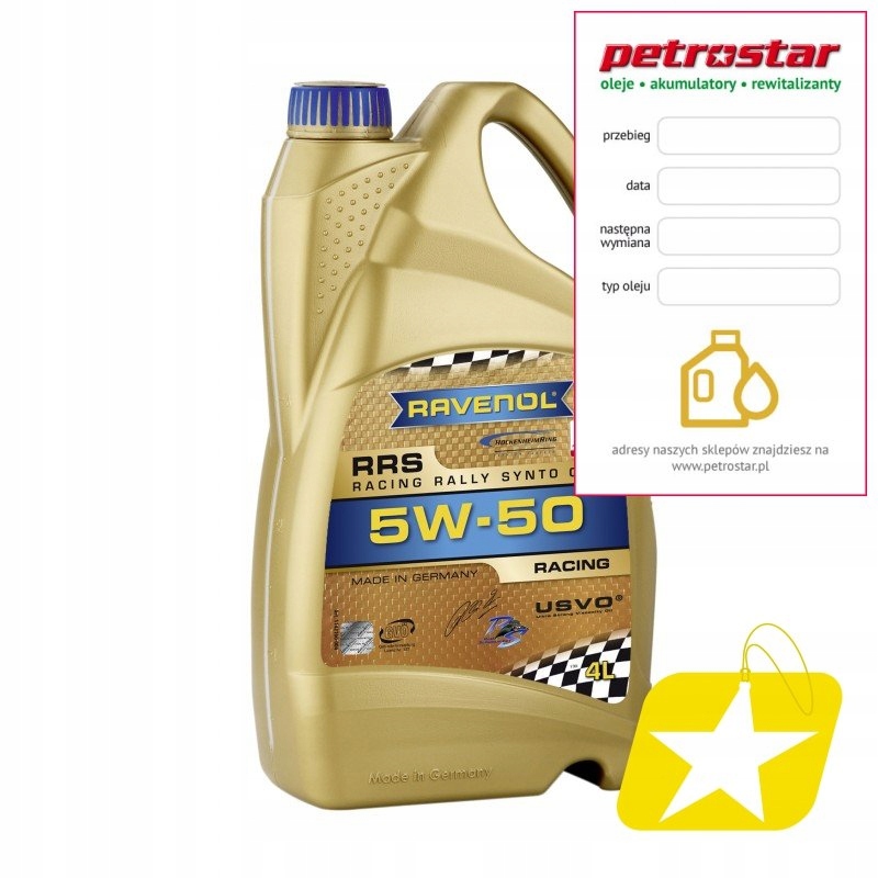 Ravenol Rrs Racing Rally Synto Sae 5W50 Usvo 4L