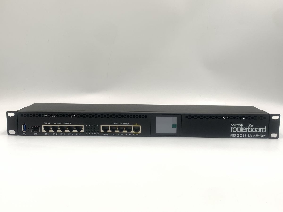 Проводной роутер MikroTik RB3011UIAS-RM