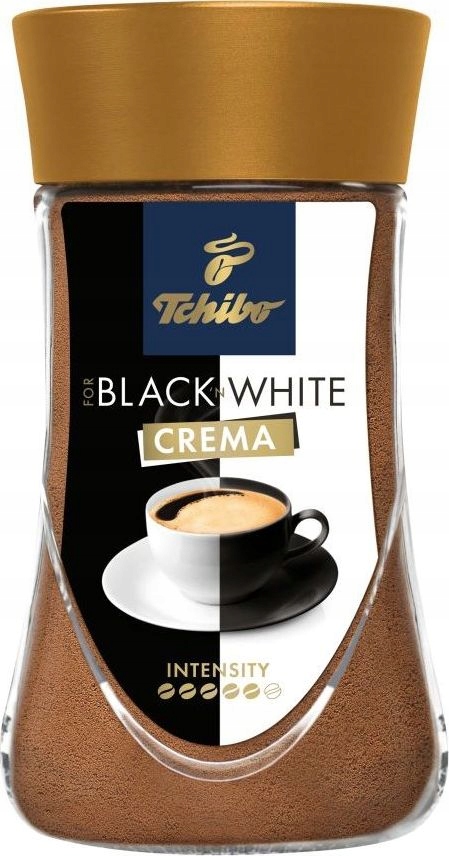 Levně Káva rozpustná Tchibo Black&White Crema 180 g