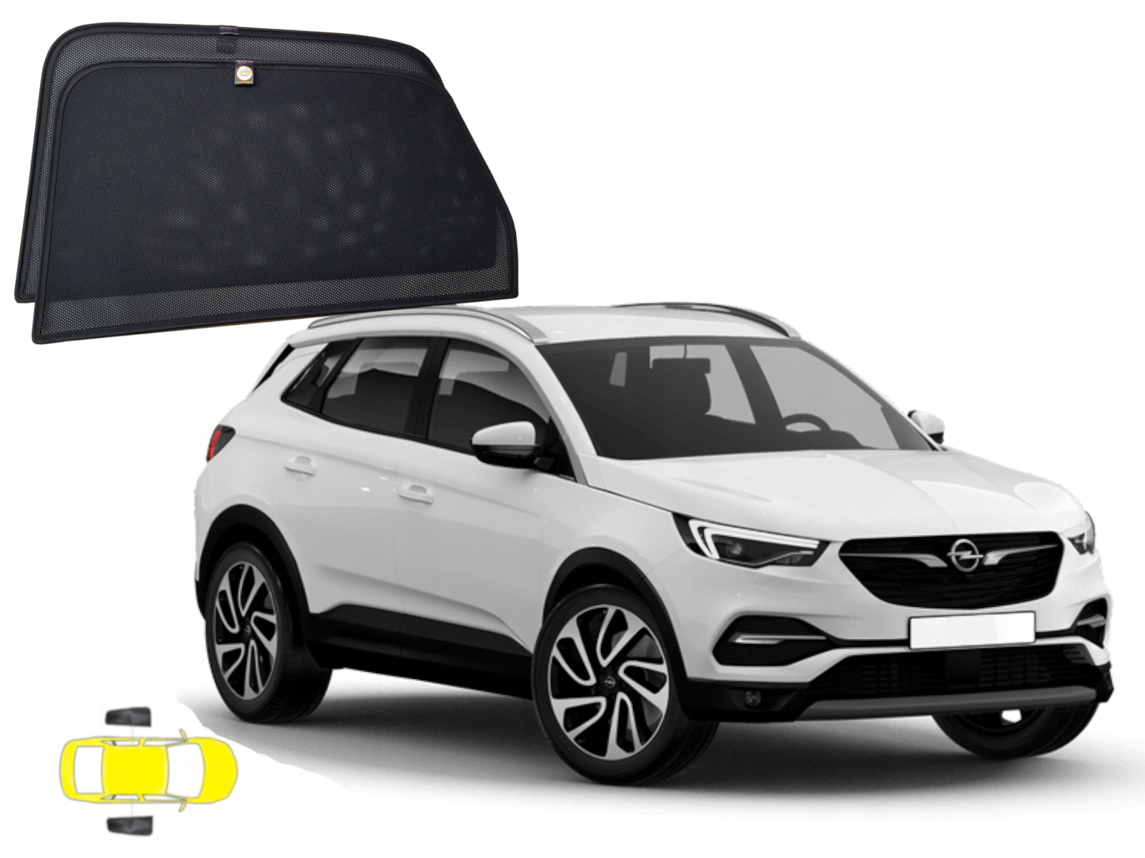 Sluneční clony určené pro Opel Grandland