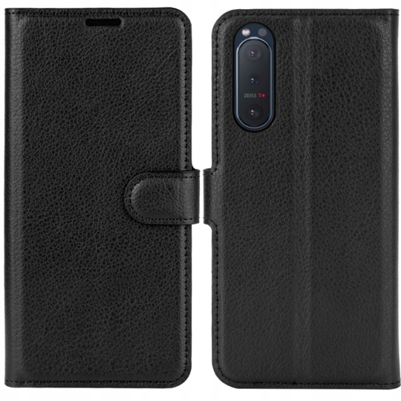 

Litchi Etui Skórzane Portfel Do Xperia 5 II