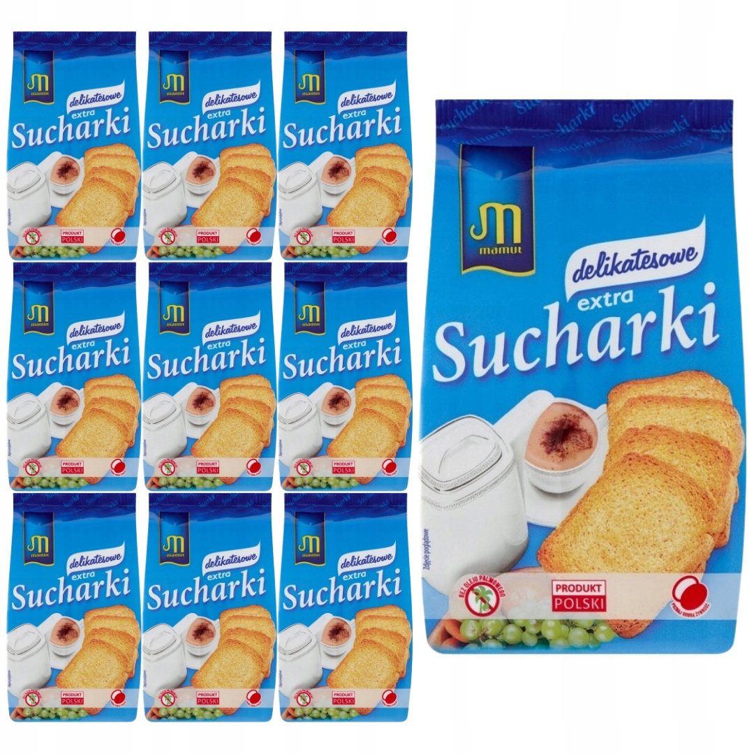 Levně Mamut Extra Delicatessen Suchárky 230 g x 10 kusů