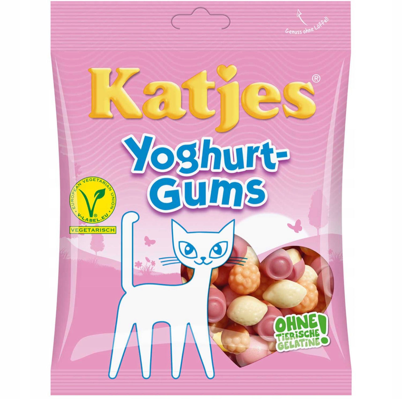 KATJES żelki YOGHURT GUMS owocowe 175g Z NIEMIEC