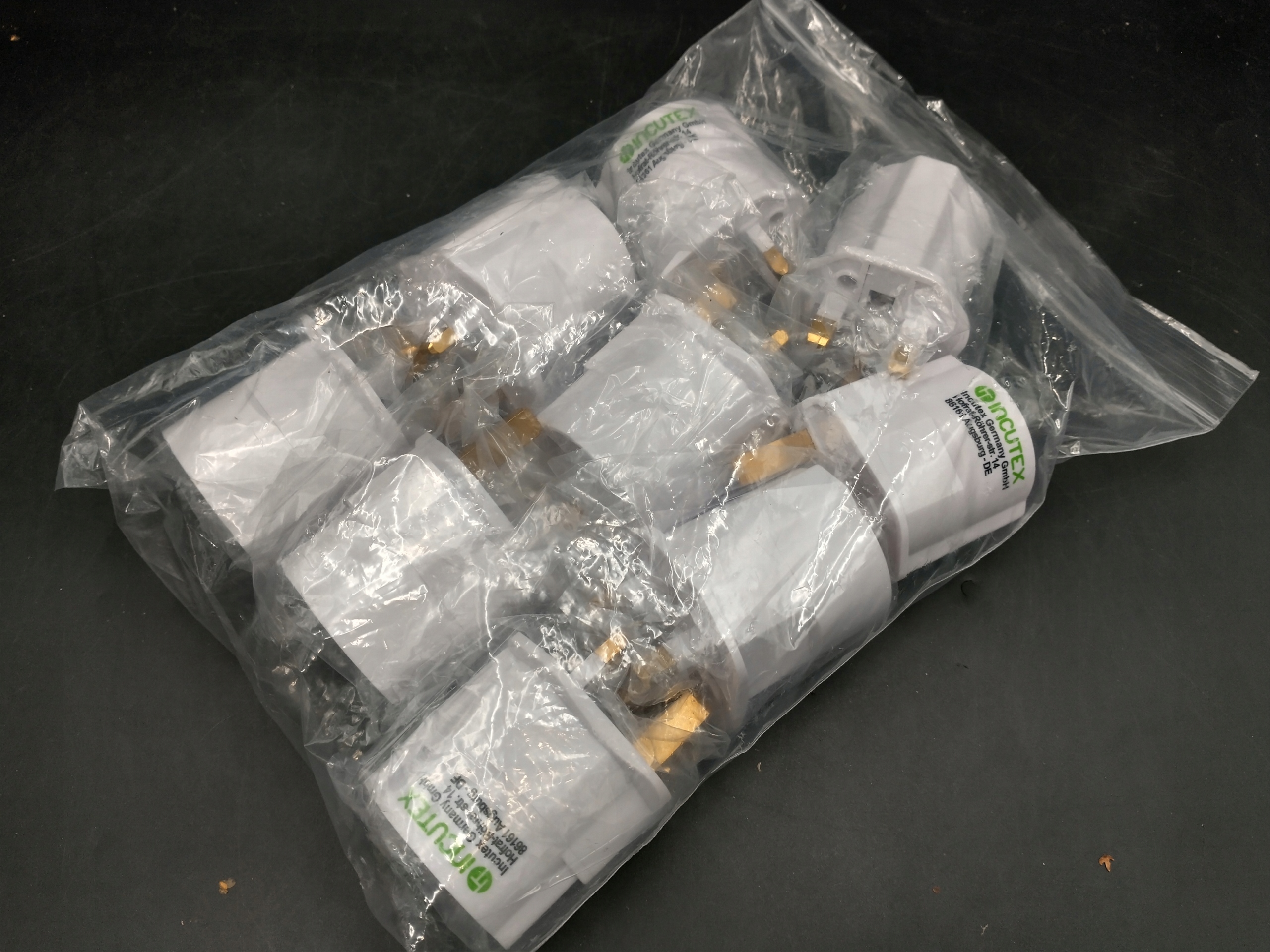 Incutex Wtyczka Adapter z EU na GB 10szt Marka Inna