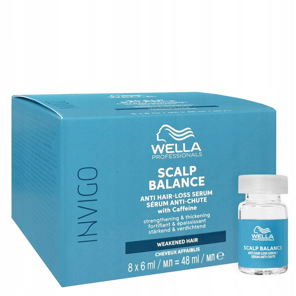 Wella Invigo Scalp Balance zklidňující sérum proti vypadávání vlasů 8x 6ml