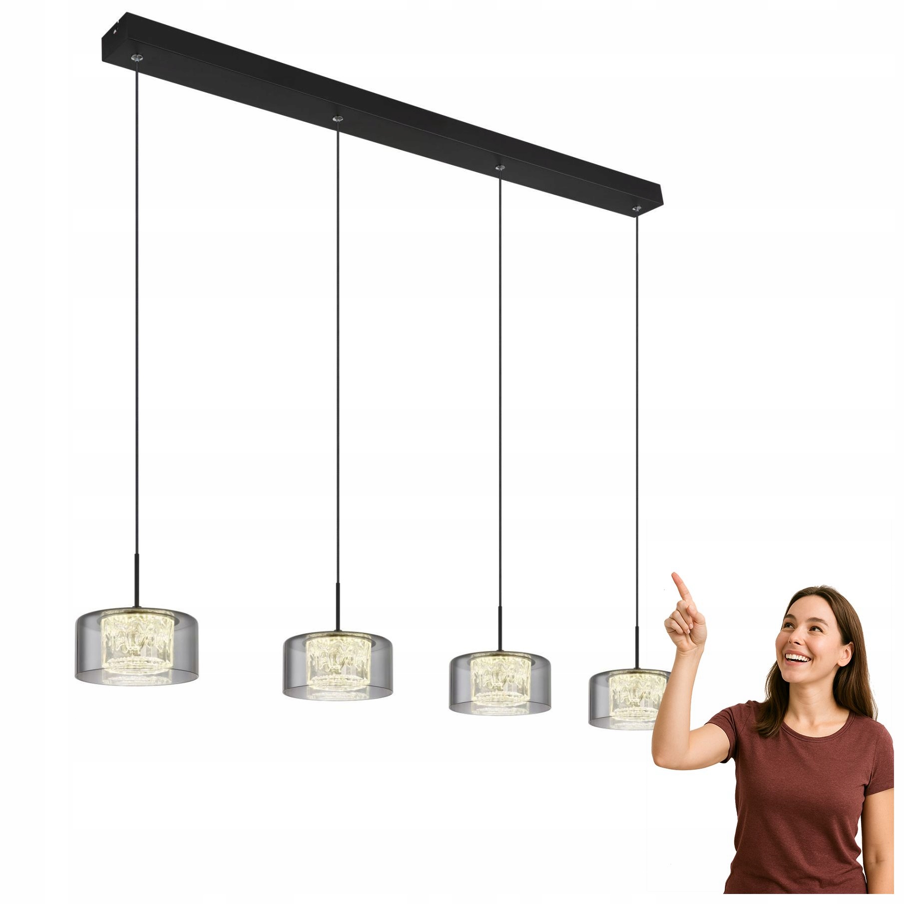 Závesná Led lampa 32W Fogsy 15634-4 Globo