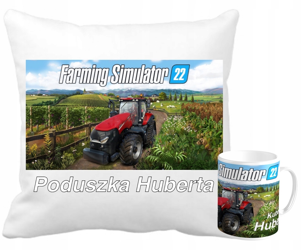 

Farming Simulator Zestaw Poduszka+kubek+imię